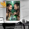 Coming Soon Drew Mclntyre Vs Seth Rollins At WrestleMania XL 2024 Poster Canvas