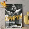Congratulations Ilia Topuria Champs 2024 World Featherweight Champion At UFC 298 Poster Canvas