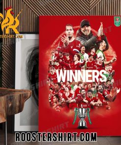 Congratulations Liverpool FC Champs 2024 Carabao Cup Championship Poster Canvas