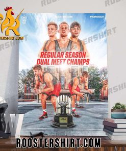 Congratulations NC State Wrestling Champs 2024 Regular Season Dual Meet Champions Poster Canvas