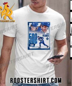 Congratulations William Nylander 500 Poang Toronto Maple Leafs T-Shirt