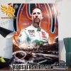 Denny Hamlin Wins 2024 Busch Light Clash Nascar Poster Canvas