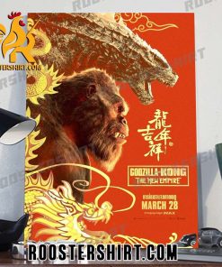 Godzilla x Kong The New Empire Of Chinese Poster Canvas