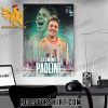 Jasmine Paolini Dubai Champion 2024 Poster Canvas
