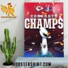 Kansas City Chiefs Trophy Super Bowl LVIII Champions Poster Canvas