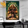 Merci Côte D’Ivoire Champions 2024 Africa Cup Of Nations Championship Poster Canvas