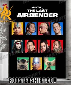 New Design Avatar The Last Airbender Characters Poster Canvas