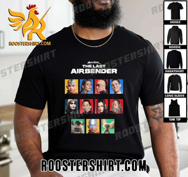 New Design Avatar The Last Airbender Characters T-Shirt