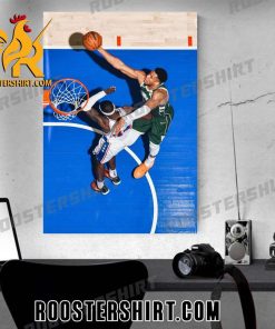 New Design Giannis Antetokounmpo Nice Jump NBA Poster Canvas