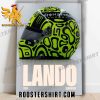 New Design Helmet Lando Norris This Year 2024 Poster Canvas