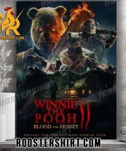 New Design Winnie The Pooh Blood And Honey Poster Canvas