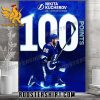 Nikita Kucherov 100 Points Plateau For The Fourth Time In His Career poster Canvas