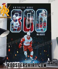 Patrick Kane 800 Assists 460 Goals NHL Poster Canvas
