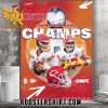Patrick Mahomes And Travis Kelce Kansas City Chiefs Champs Super Bowl LVIII Champions Poster Canvas