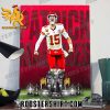 Patrick Mahomes is a walking trophy case Poster Canvas With New Design