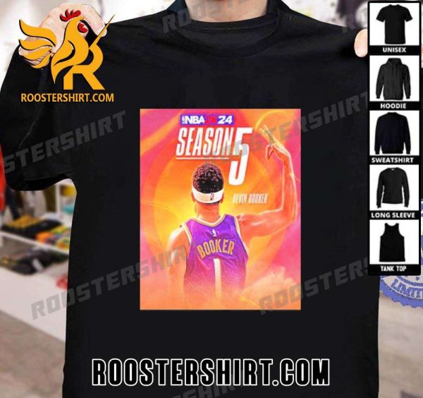 Premium Devin Booker on Cover NBA 2K24 Season 5 Unisex T-Shirt