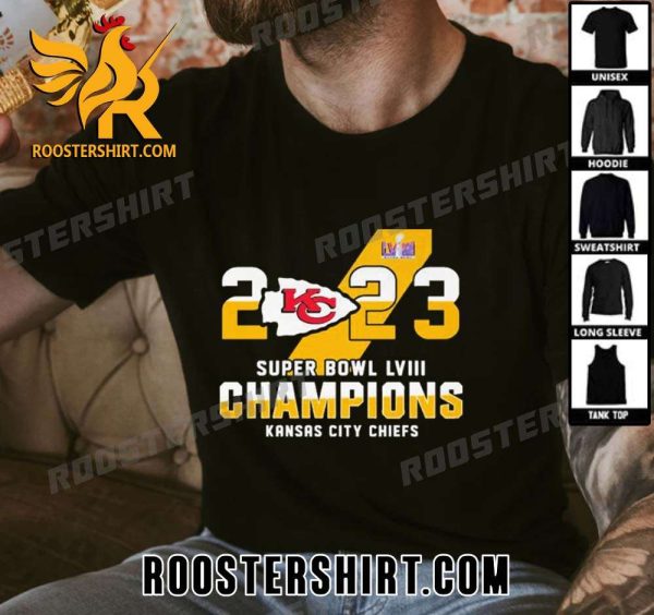 Premium LVIII 2023-2024 Super Bowl Champions Kansas City Chiefs Unisex T-Shirt