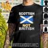 Premium Scottish Not British Flag Unisex T-Shirt