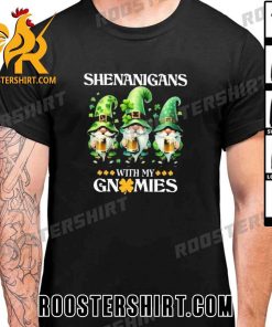 Premium Shenanigans With My Gnomies – St Patrick’s Day Gnome Unisex T-Shirt
