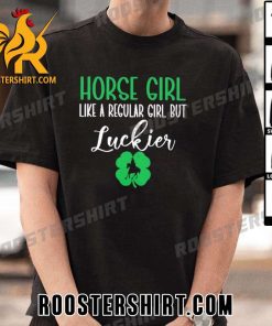 Premium horse Girl Luck Horse Inside Clover – St Patrick’s Day Horse Unisex T-Shirt