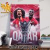Qatar are Asian champions 2024 Poster Canvas