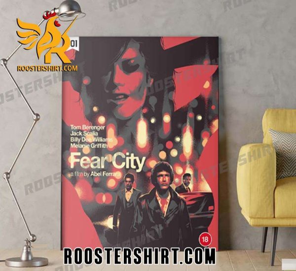 Quality 101 Films UK Limited Edition Black Label Blu Ray Release Of Abel Ferraras Classic FEAR CITY Released 4th March Poster Canvas