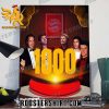 Quality Congrats 1000 Home Game For Bayern Munich In The Bundesliga A Milestone For The German Giants Poster Canvas