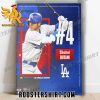 Quality Congratulations Shohei Ohtani Won His Second Unanimous MVP In Three Years Landing At 4 On The Top 100 Right Now Poster Canvas
