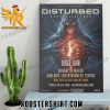 Quality Disturbed Australlia 2024 With Special Guests Wage War In Adelaide Entertainment Centre On March 17th Poster Canvas