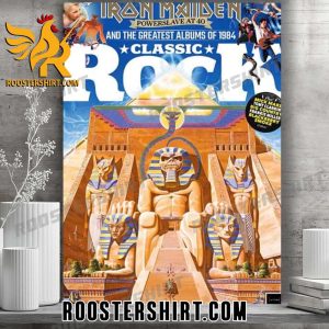 Quality Iron Maiden Powerslave At 40 And The Greatest Albums Of 1984 Classic Rock Poster Canvas