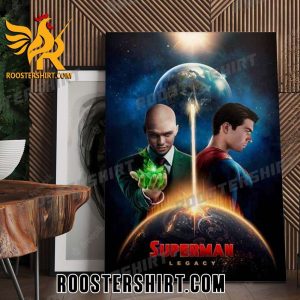 Quality James Gunn’s Superman Legacy Film With David Corenswet Nicholas Hoult Is Lex Luthor Movie Poster Canvas Poster Canvas