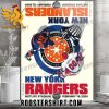 Quality New Amsterdam Vodka NHL Pregame Retail Locations MetLife Stadium Parking Lot G x Fanatics New York Rangers vs New York Islanders Poster Canvas