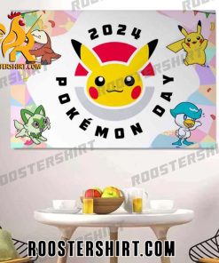 Quality Pokemon Day Feb 27 2024 Fan Gifts Poster Canvas
