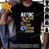 Quality Pwr Up AC DC Band Tour 2024 Signatures Unisex T-Shirt