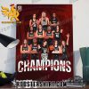 Quality Stanford Cardinal Basketball WBB PAC-12 Champions Go Stanford NCAA Poster Canvas