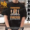 Quality Tennessee Volunteers Men’s Basketball Abbey Road Forever Not Just When We Win Signatures Unisex T-Shirt