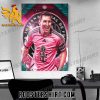 Quality The First Assist Of The 2024 MLS Regular Season Belongs To Lionel Messi Art Poster Canvas