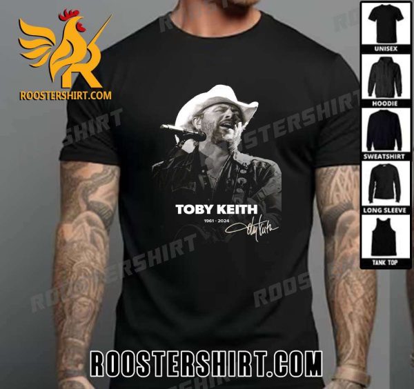 RIP Legend Toby Keith 1961-2024 Signature T-Shirt
