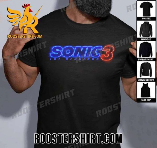 Sonic The Hedgehog 3 Logo New T-Shirt