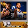 Stephen Curry vs Sabrina Ionescu 3-point contest Poster Canvas