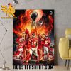 THE KANSAS CITY CHIEFS ARE SUPER BOWL CHAMPS 2024 POSTER CANVAS