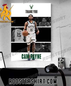 Thank You Cameron Payne Milwaukee Bucks Poster Canvas