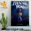 Thank You Eric Hosmer Retirement After 13 seasons MLB Poster Canvas