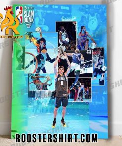 The ATT Slam Dunk contest featured highflying jams and back-to-back champion Mac McClung Poster Canvas
