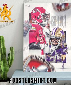 Trent McDuffie Super Bowl LVIII Champion 2024 Poster Canvas