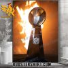 Trophy Cup Super Bowl 2024 NFL Poster Canvas