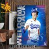 Welcome Back Kike Hernandez Los Angeles Dodgers Poster Canvas