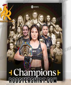 16 Women Have Held UFC Gold Since The First Women’s Title Fight In 2013 To 2024 Poster Canvas