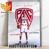 All Defensive Honors For Keshad Johnson Arizona Basketball 2024 Poster Canvas