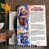 Cameron Brink 22 Signature DECLARES for WNBA draft Thank You Stanford Cardinal 2024 Poster Canvas